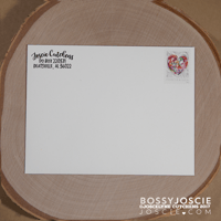 Image 3 of Curved Name Address Stamp