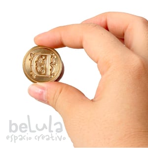 Image of Sello de lacre: Inicial retro