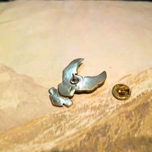 Image of Solid Brass HARLEY DAVIDSON Eagle Pin 