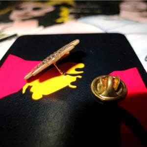 Image of Solid Brass HARLEY DAVIDSON SHEILD PIN