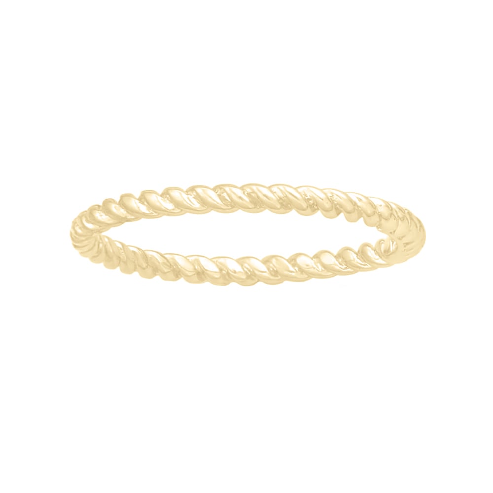 NauticalWheeler — Nautical Rope Ring in Gold