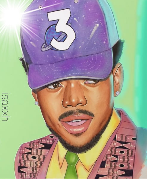 Image of Chance the Rapper acid_coloring theme