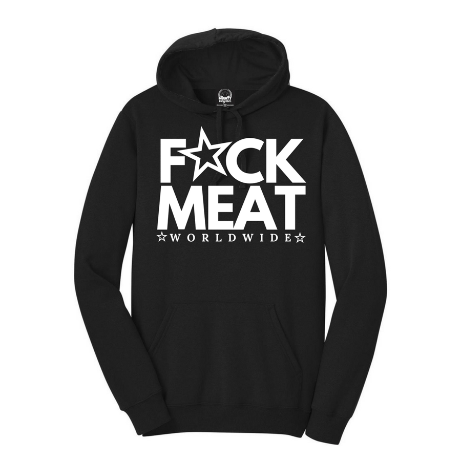 Image of "F*CK MEAT WORLDWIDE" PULL-OVER HOODIE