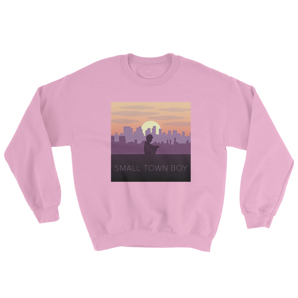 Image of Small Town Boy Pink Crewneck