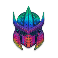 Ornate Helm V3 glow acrylic patch