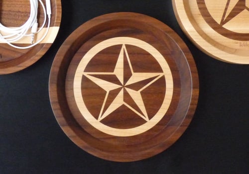 Image of Walnut Star Valet Tray