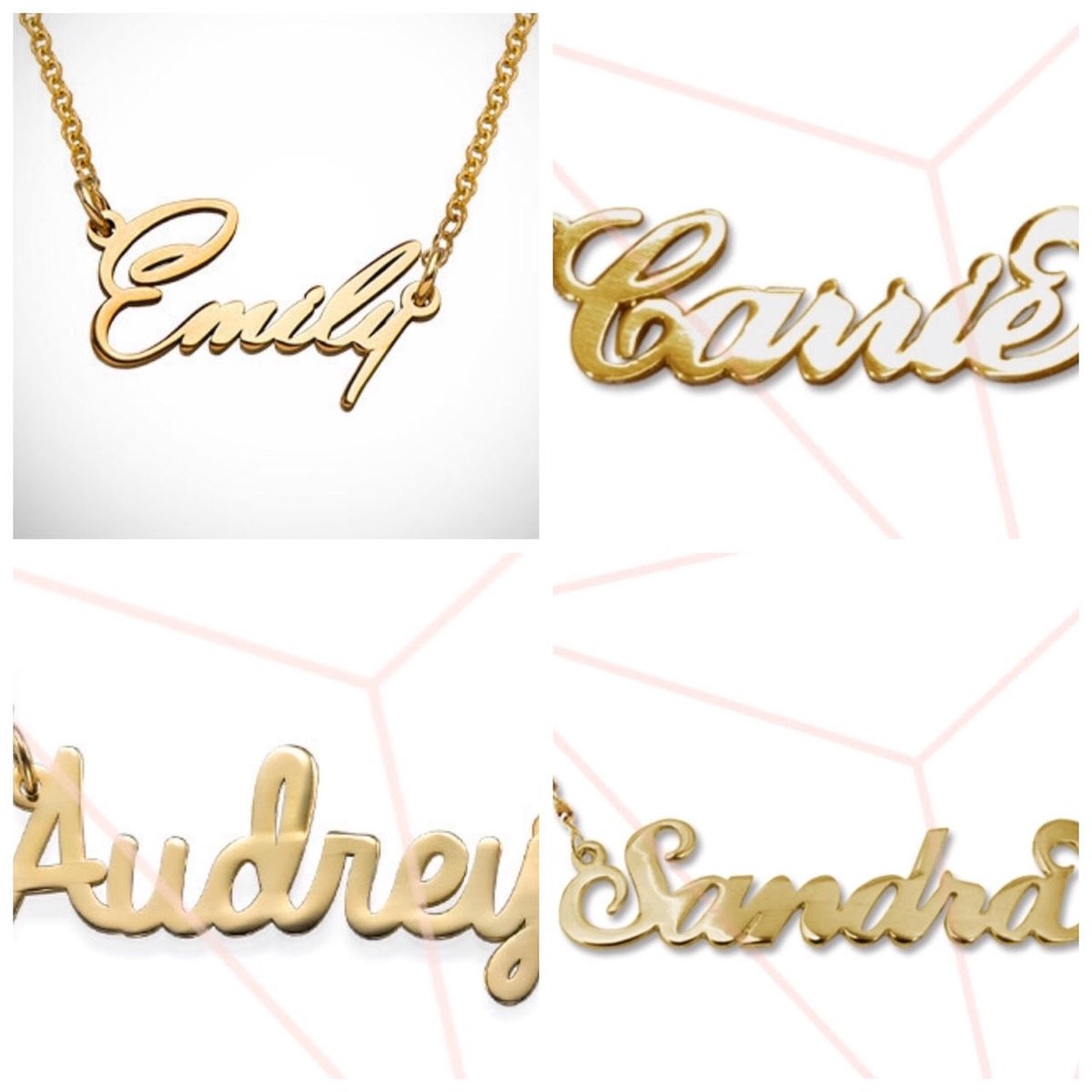 Customized Fancy Font Nameplates | CoutureJunkie