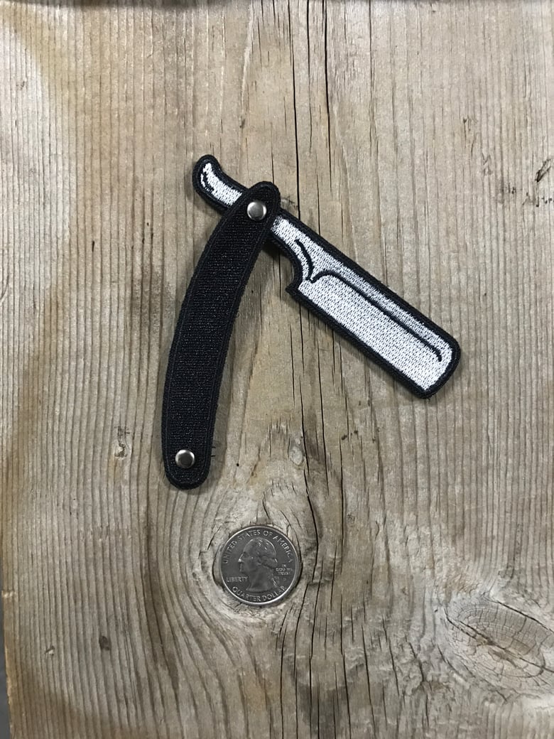 Image of V.1 Embroidered Straight Razor