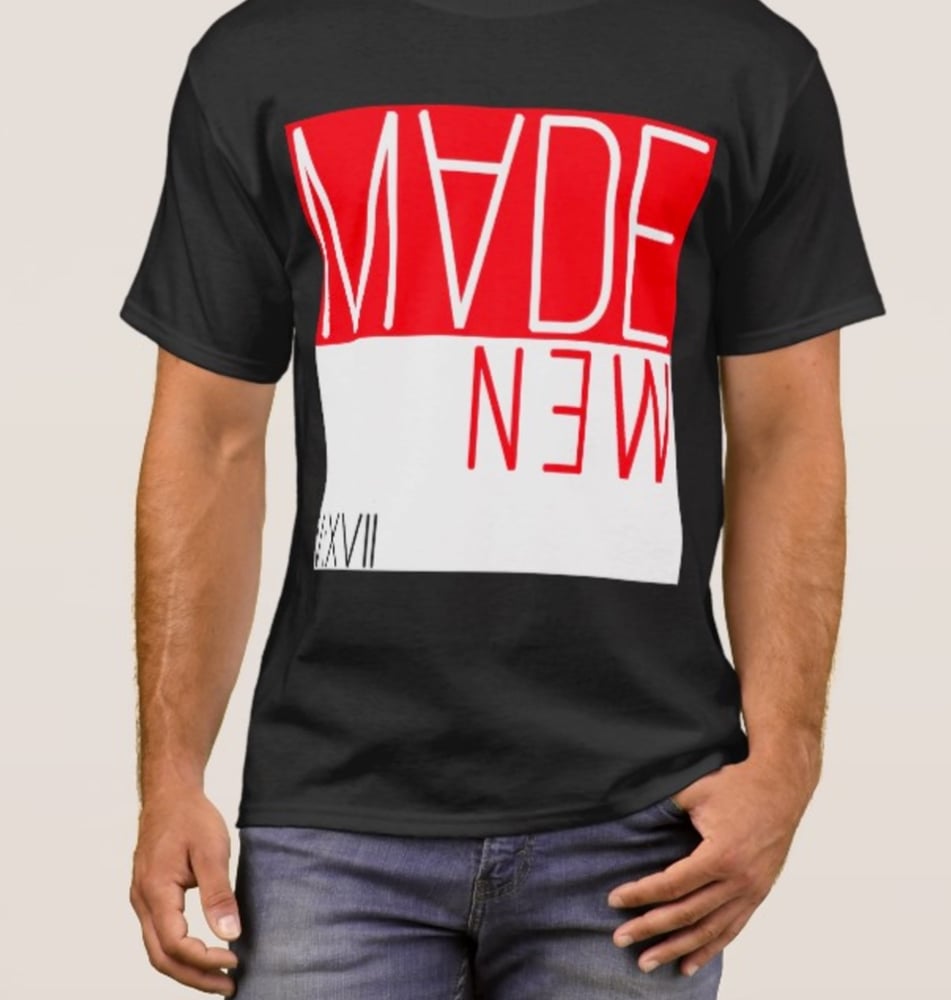 Image of I Am Made New (Red & White) T-Shirt