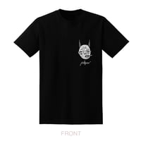 Image 1 of CBA - Black and white - Unisex T with back design - By Polly Nor