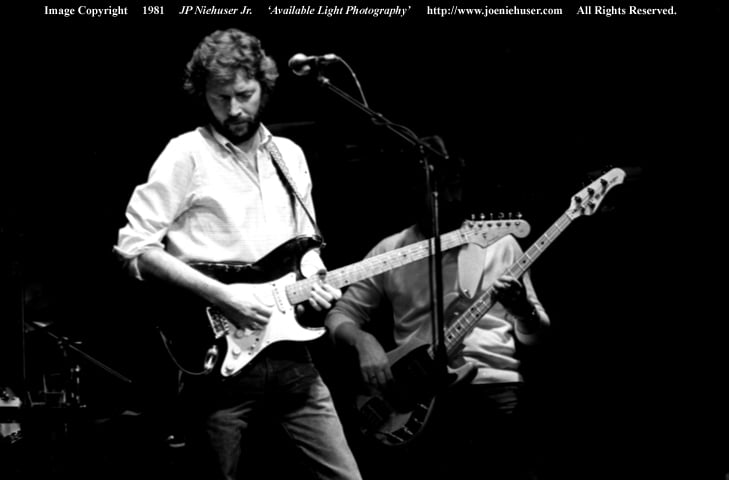 Image of Original 1981 Eric Clapton Limited Edition Fine Art Print