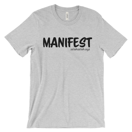 Image of Manifest Unisex Tee - Black Print