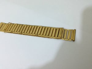 Image of RARE G/P BAMBOO MILITARY BONKLIP STYLE GENTS WATCH STRAP,18MM,( BM-01 )