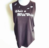 Image 3 of Wild Child Distressed Tank