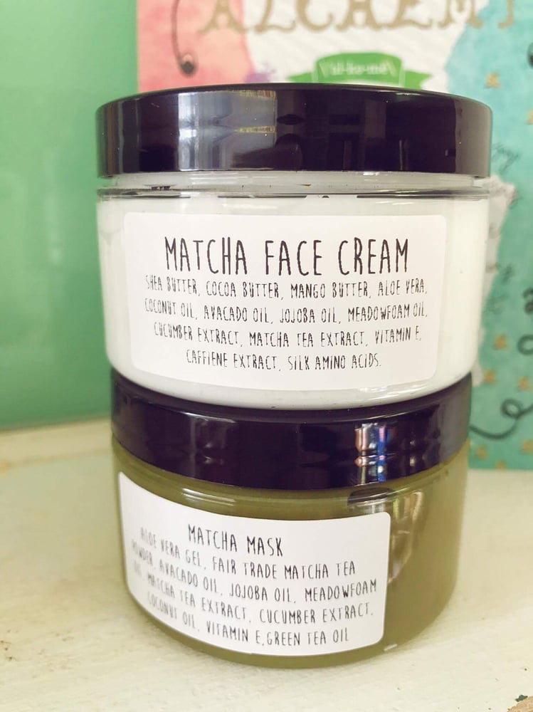 Image of Matcha Mask & Face Cream Duo