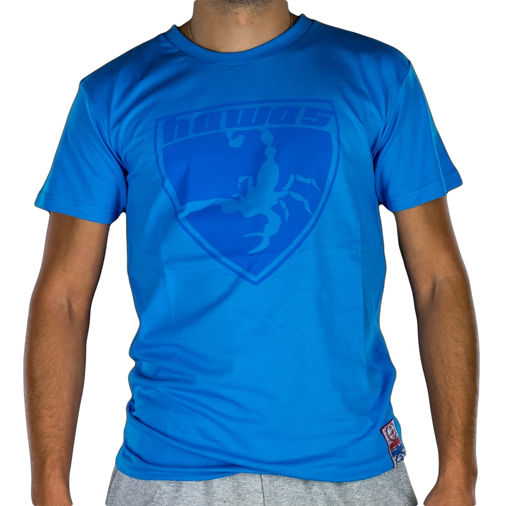 Image of T-SHIRT BLEU HC CLASSICS