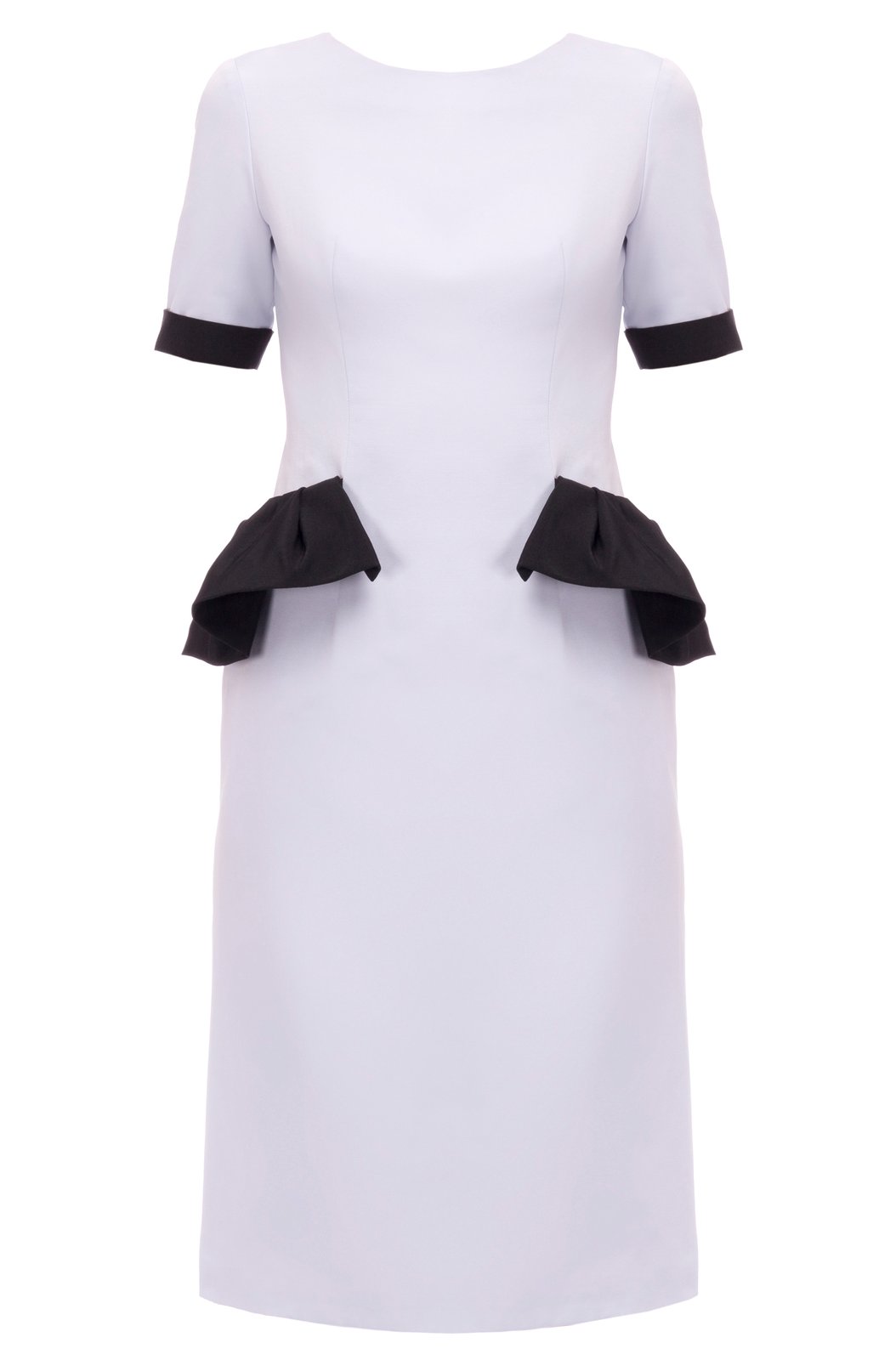 blue and black yellow and white dress