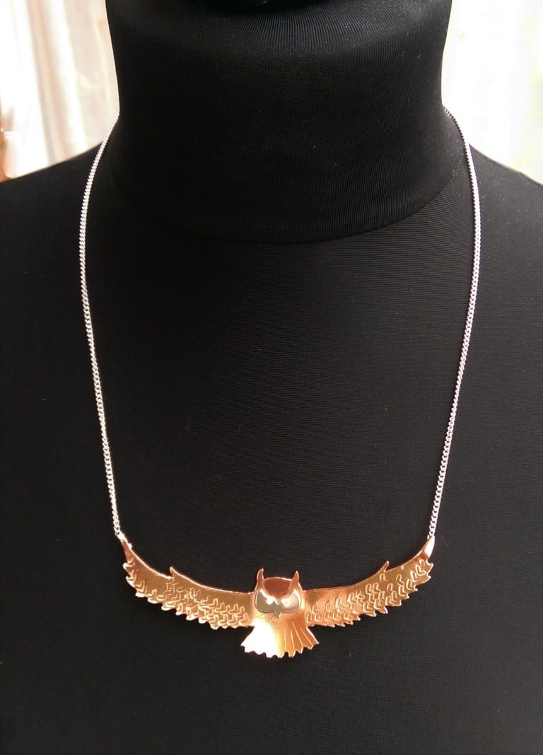 Gliding Owl Necklace Image 3