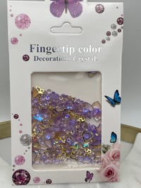 Image 3 of Nail art purple 