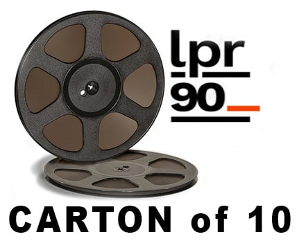 Image of CARTON of LPR90 1/4” X3600’ 10.5” Trident Plastic Reel Hinged Box 