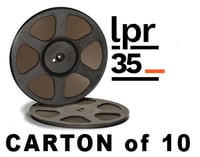 Image 1 of CARTON of LPR35 1/4" X3600' 10.5" Trident Plastic Reel Hinged Box