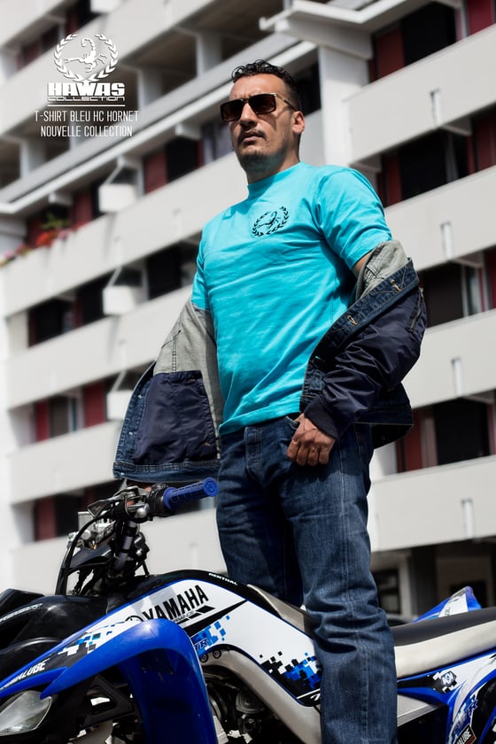 Image of T-SHIRT BLEU HC HORNET