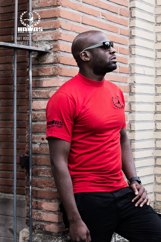 Image of T-SHIRT ROUGE HC MUSTANG