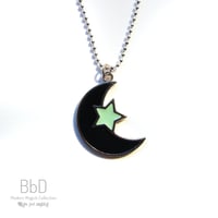 Image 1 of Moon and Star Pendant