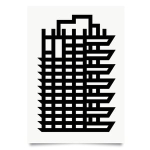 Image of Barbican Estate Tower print