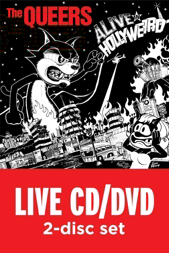 Image of The Queers: Alive In Hollyweird - live CD/DVD