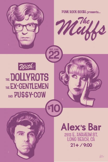 Image of The Muffs live at Alex's Bar 2013