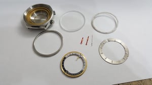 Image of EDOX GEOSCOPE STAINLESS STEEL REPLACEMENT GENTS WATCH CASE SET.MINT.