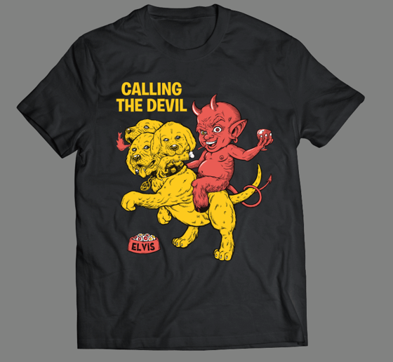 Image of T-Shirt "Calling The Devil"