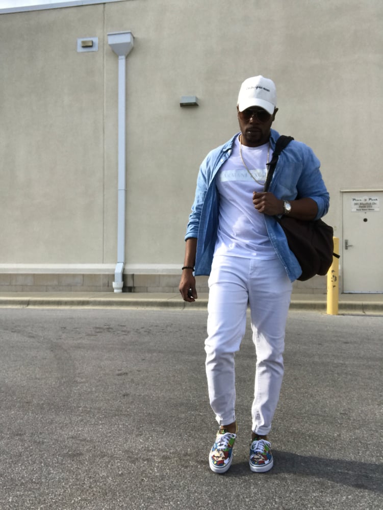 Image of White BossUp Corduroy Entrepreneur Cap