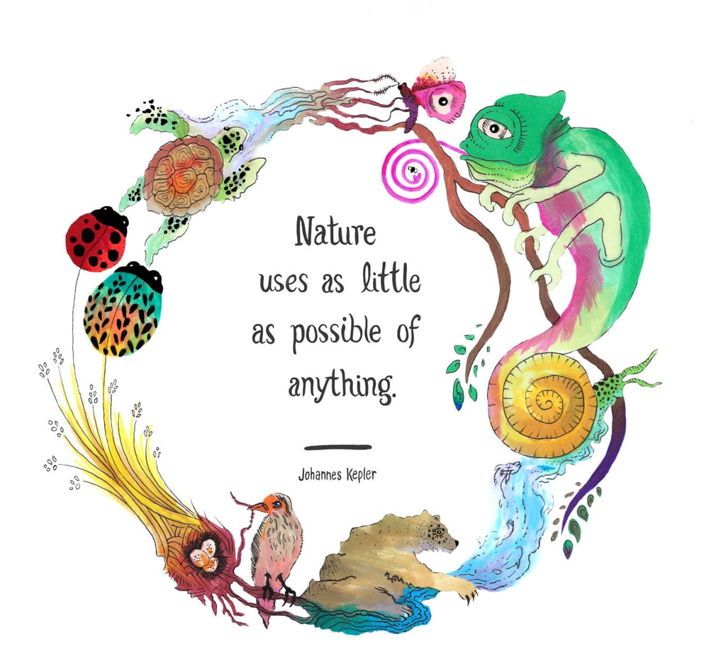 Image of Nature Quote Art Print