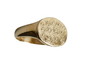 Image of Boob Signet ring Gold