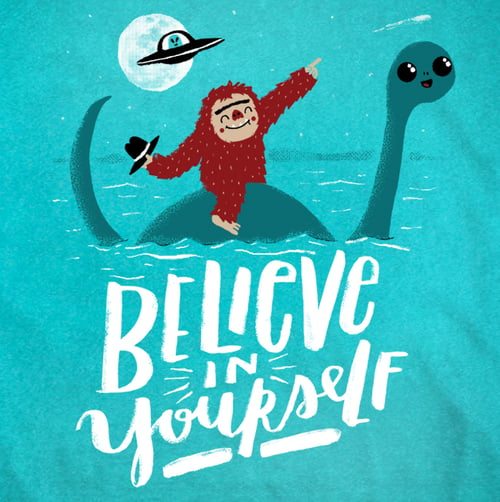 Image of Believe In Yourself! Toddler Tee/ Baby Bodysuit