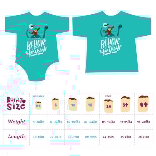 Image of Believe In Yourself! Toddler Tee/ Baby Bodysuit