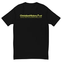 Image 1 of ChristianHistory.wtf A Fitted Short Sleeve T-shirt