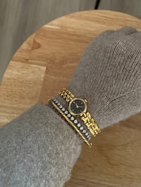 Image 2 of Vintage Gold 18K Gold Plated Pulsar By SEIKO - New in Tag