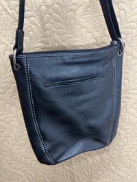 Image 4 of THE SAK genuine leather black crossbody bag 