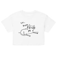 Image 9 of Women’s crop top LOL NOPE 