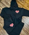 TenHunid Heart Jogger Set (Black/Gray)