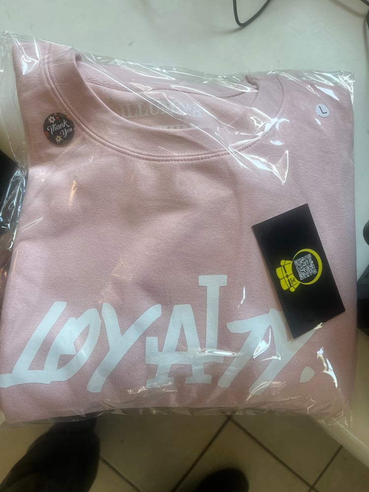 Image of pink loyalty crewneck 