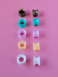 Image 2 of 10mm Silicone Ear Tunnel - 206