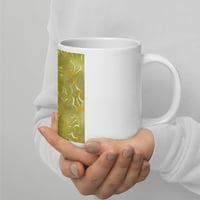 Image 1 of White glossy mug with Holiday Holly