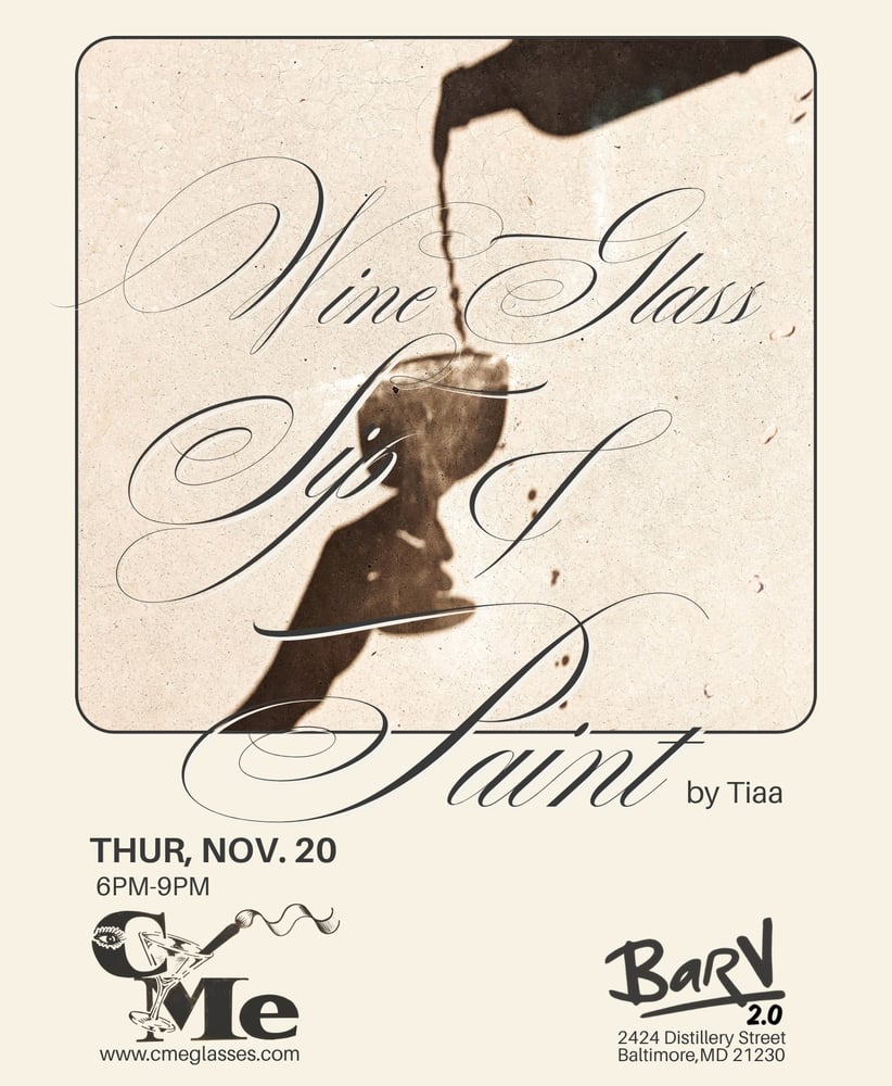 Image of Friends Giving Wine Glass Sip and Paint