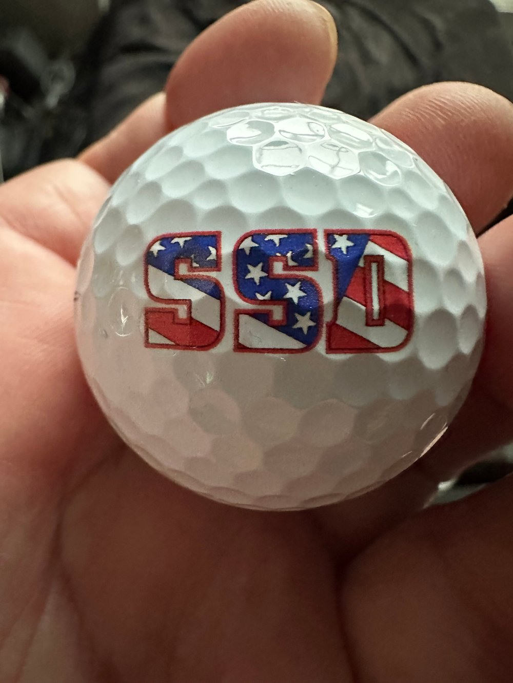 SSD Hardcore Punk Rock Golf Ball & Golf Ball Marker 