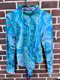 Image 1 of Tie Back Mock Neck (FP) bodysuit XL