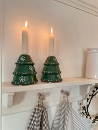 Image 6 of Christmas Tree Candlesticks ( set of 2 )
